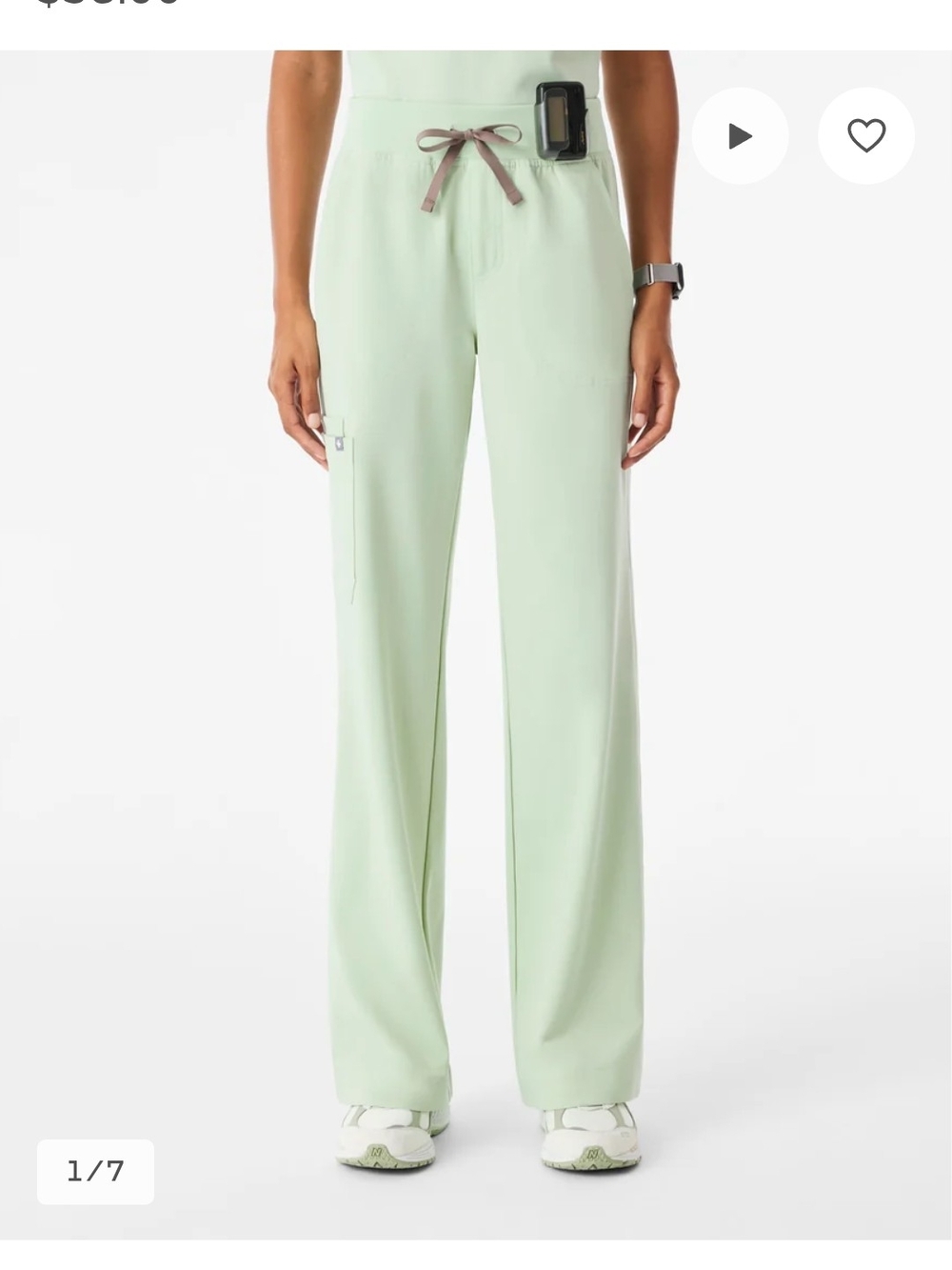FIGS Wide-leg High Waist Scrub Pants NWT XL